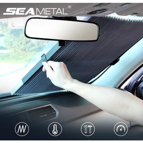 Auto Car Sun Shade Curtain Automobiles Sunshades Dashboard Window Covers Windscreen Cover Interior UV Protector Auto Accessories