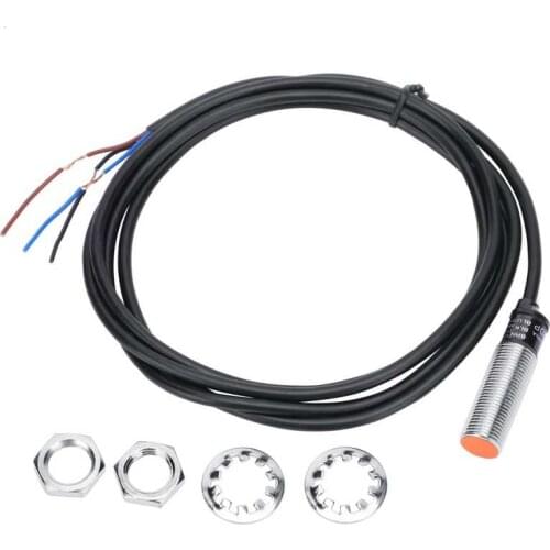 DC12-24V 200mA 10W Proximity Switch IP67 Waterproof 3 Wire NPN NO Sensor PR12-2DP Switch