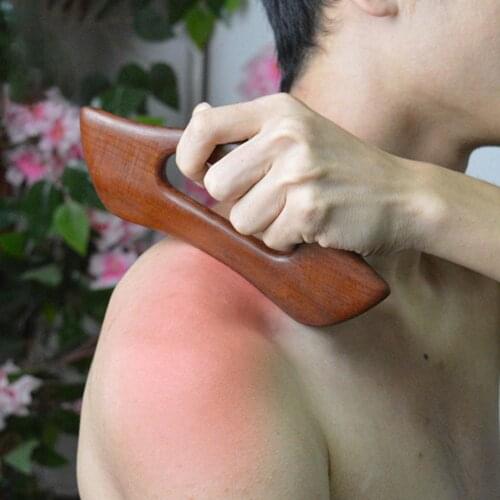 Wood Massage Board GuaSha Tool Scraping Board Anti Cellulite Slimming Relieve Wrinkles Smooth Wood Face Roller for Treatment