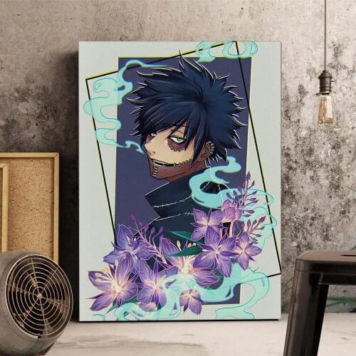 Home Decor My Hero Academia Canvas Paintings Wall Art Anime Characters Pictures HD Printed Modular Poster No Frame Living Room