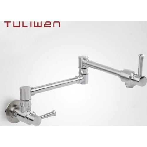 Pot Filler Faucet Tap Wall Mount Kitchen Faucet Single Cold Single Hole Tap Quality 304 Stainless Steel