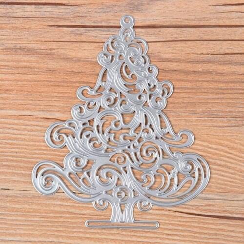 Hot Christmas Tree Cutting Dies Stencil Scrapbooking Embossing Album Paper Card