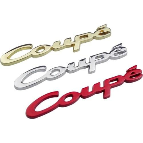 Coupe 3D Sticker For Great Wall Haval H2 H4 H6 Sport H5 H9 F5 F7 M6 Metal Chrome Decals Decoration Car Exterior Accessories