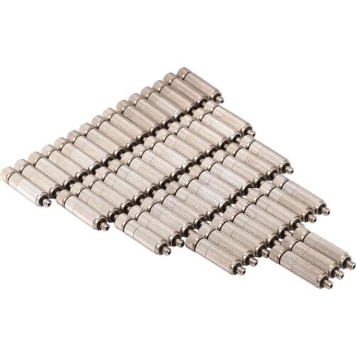50Pcs 3/16 Inch Outer Thread High Pressure Misting Nozzles Garden Agriculture Cooling Humidify Sprinklers Fogging Sprayers