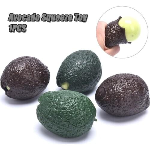 New Avocado Diy Antistress Squishy Toys Simulated Fruit Series Slow Rising Stress