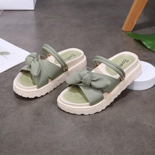 2021 Summer New Sandals Womens Dress Fairy Fresh Air Flat Shoes