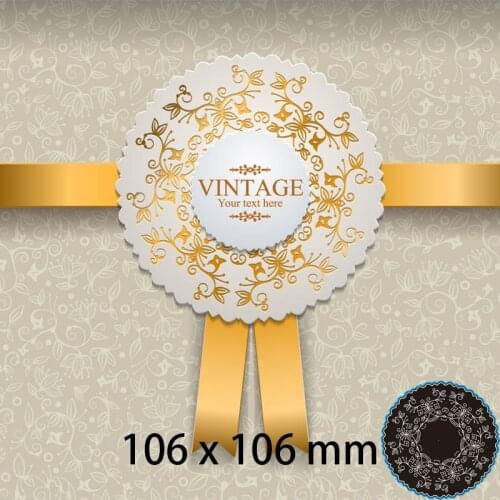 New Metal Cutting Dies Scrapbooking Card with Openwork Pattern Ribbon DIY Album Paper Craft Embossing Stencil Decoration