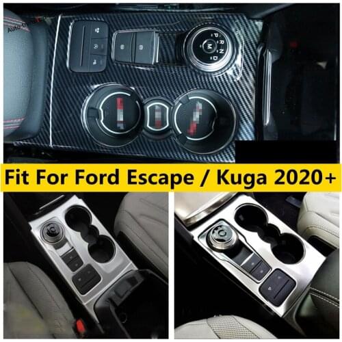 Yimaautotrims Central Control Stalls Gear Shift Box Panel Cover Trim Fit For Ford Escape / Kuga 2020 2021 Interior Refit Kit