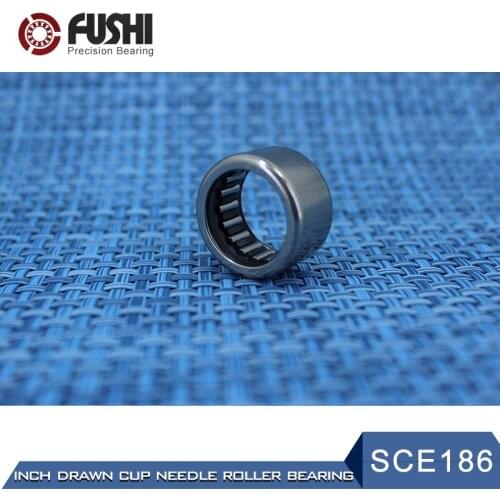 SCE186 Bearing 28.575*34.925*9.525 mm ( 1 PC ) Drawn Cup needle Roller Bearings B186 BA186Z SCE 186 Bearing