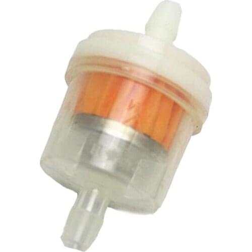 6mm Transparent Style Motorcycle Fuel Gasoline Gas Petrol Filter