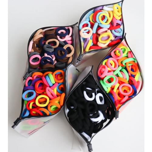 Girl Hair Bands For Children Baby Hair Accessories Women Hair Bands 50/100pcs Elastic Hair Bands For Kid Hair Ties