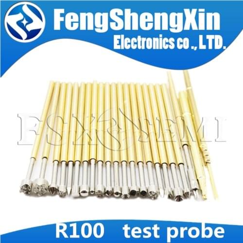100pcs test probe R100 Retractable spring thimble R100-4S R100-4W