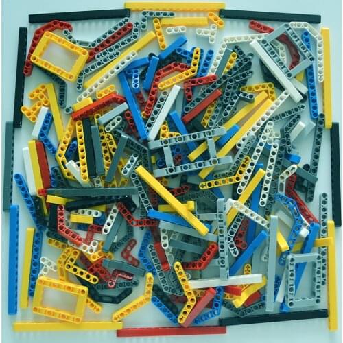 Technical Building Blocks Part Bulk Thick Brick MOC Multiple sizes Colorful Combination Studded Long Beam Compatible All Brands