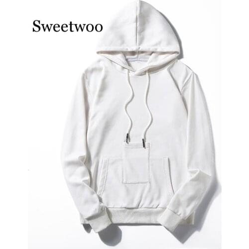 New Quality Brand Men Solid Hoodie 2020 Spring Autumn Male Hip Hop Streetwear Men Pullover Loose Sweatshirts Hoodies Mens