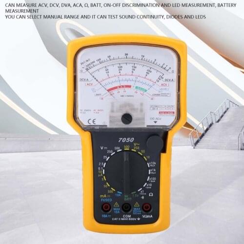 Voltmeter KT7050 Digital Multimeter Multifunction High Sensitivity High Accuracy Ohm Test Meter Analog Multimeter