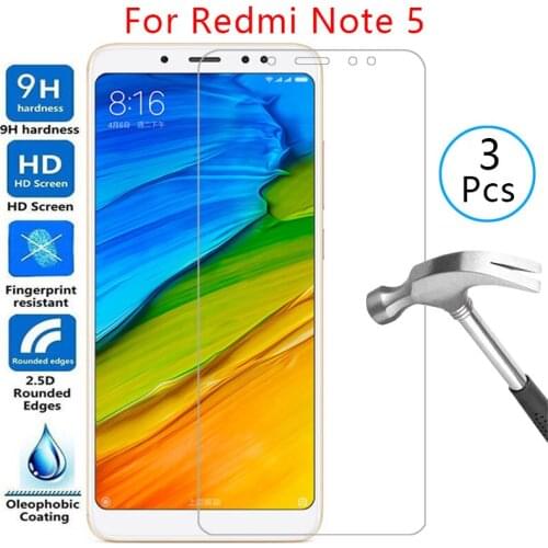 Tempered glass screen protector for xiaomi redmi note 5 case cover on ksiomi redmy note5 not not5 protective phone coque bag 360