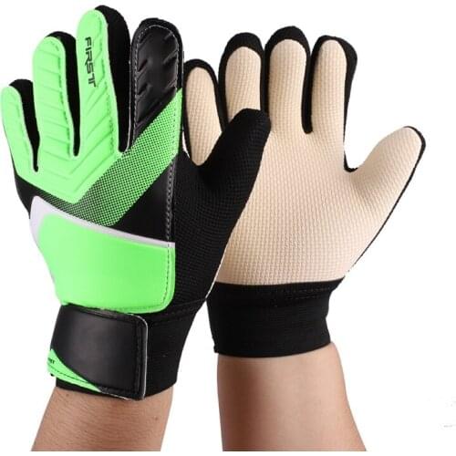 Thicken Non-slip Rubber Football Goalkeeper Gloves Goalie Soccer Finger Bone Protection Guard Gloves Begginers Professional