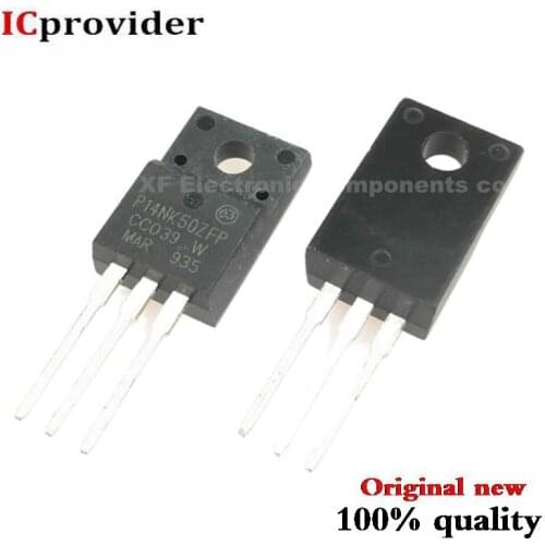 10pcs/lot STP14NK50ZFP P14NK50 500V TO220F P14NK50ZFP MOSFET N-CH 500V 14A TO-220FP best quality