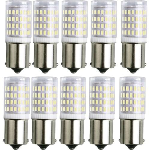 10X 3014 80smd 1156 Ba15s P21w 1157 Bay15d P21/5w Led for Car Auto Brake Lamp 12v Turn Signal Light Red Amber Reversing Lights