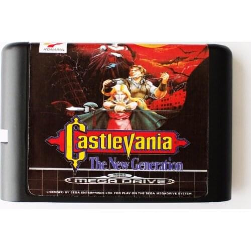 Castlevania The New Generation 16 bit SEGA MD Game Card For Sega Mega Drive For Genesis