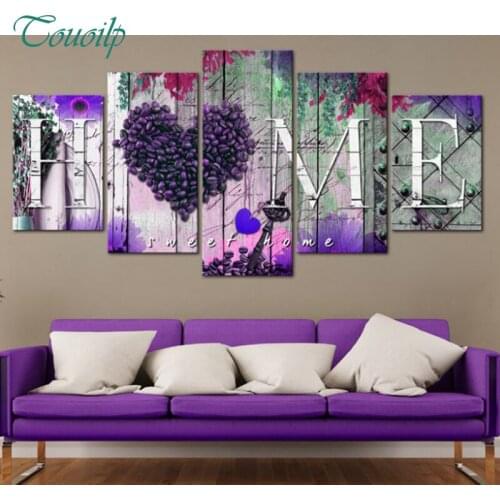 Diamond embroidery beautiful beans 5D DIY spuare&round 5d diamond painting Cross Stitch Multi-picture home sweet Home decoration