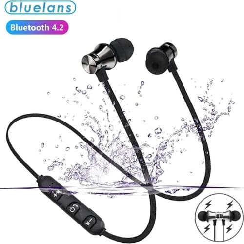 Wireless Bluetooth Earphone with Microphone Sports Waterproof Neck Headphones Headsets Touch Control Music Earbuds For Phone