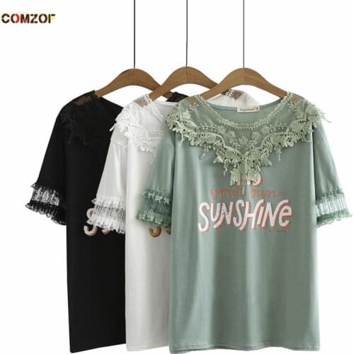 Женские футболки с принтом COMZOF China At AliExpress