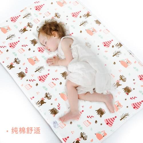 Class A Cotton Baby Diaper Waterproof Washable Large Double-sided Anti-slip Breathable Baby Bed Diaper