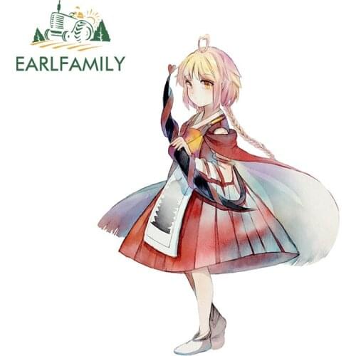EARLFAMILY 13cm x 9.7cm for Ooama No Ake No Mitori Decals Vinyl Car Stickers Skateboard Car Assessoires Motorcycle Helmet Decor