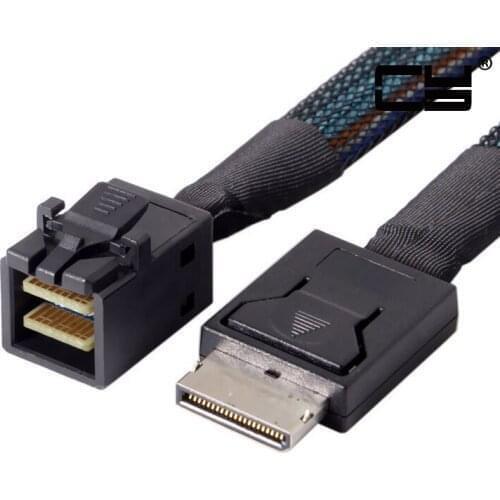 Jimier OCuLink PCIe PCI-Express SFF-8643 to SFF-8611 4i SSD Data Active Extending Cable 50cm