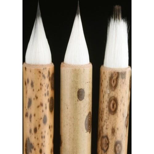 Calligraphy Pen Caligrafia Chinese Purple Rabbit Hair for Small Regular Script Soft Woolen Hair Chinese Painting Brush Pen