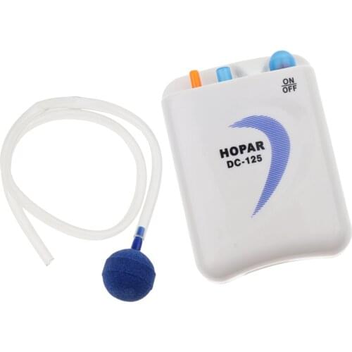 Oxygen Pump,Portable Ultra Silent High Energy Efficient Battery Aquarium Filter Fishing Tank Oxygen Air Bubbles Pump(White)