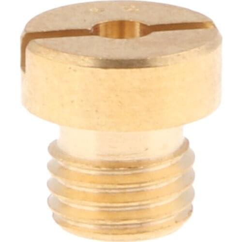 M6 Thread Motorcycle Main Jet Kit Carburetor 74-92 10 Size Injector Nozzle