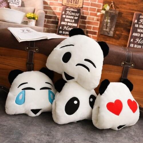 30 cm Soft Panda Head Plush Toy Stuffed Animal Adorable Panda Plush Toys For Children & Fans Gift Drop Ship