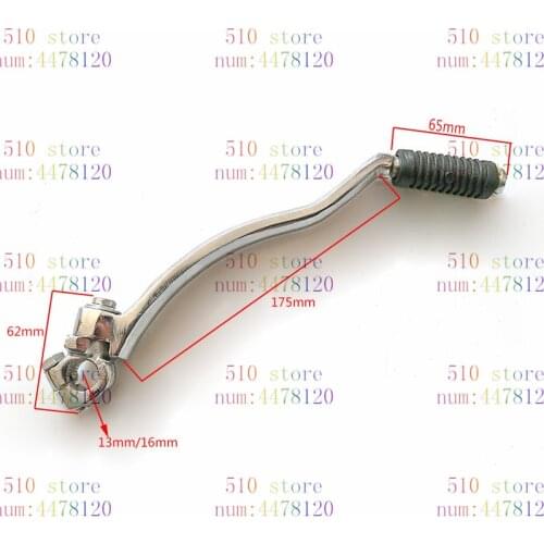 Newest Steel Kick Start Lever 13/16mm Mounting Hole Fit To YX GPX KAYO 140 /150/ 160cc Dirt Pit bike Spare Parts