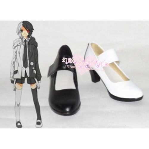 Dangan Ronpa Monokuma Halloween high Heels Cosplay Shoes H016