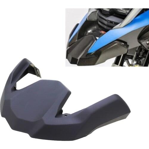 Front Wheel Fender Beak Lip Extension Cowl Nose Cone Cover Black For BMW R1200GS R 1200 GS LC ADV Adventure 2014 2015 2016 2017