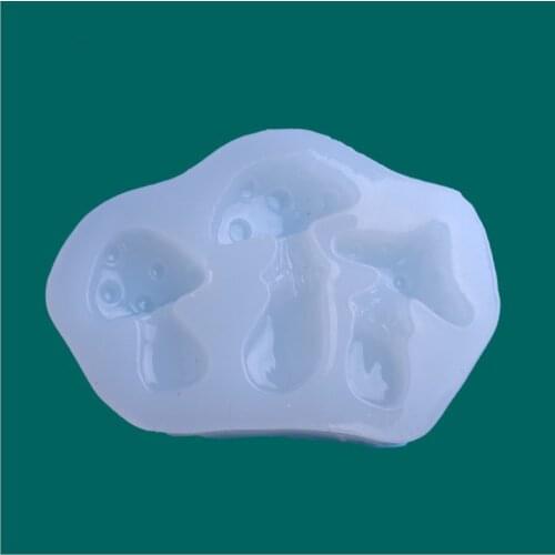 Transparent Silicone Mould Resin Decorative Craft DIY small mushroom combinations Type epoxy resin molds for jewelry making