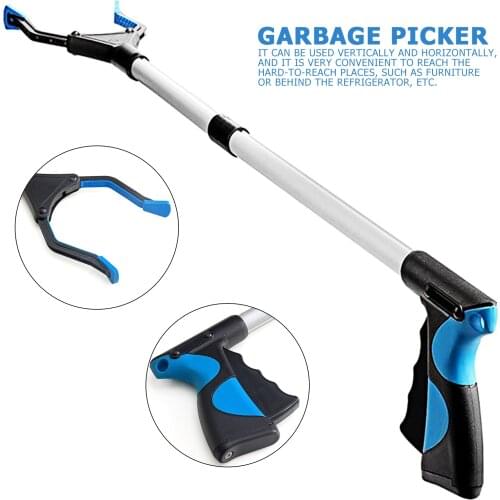 Folding Reacher Grabber Tools Long Handy Claw Reach Extender Foldable Elderly Assist Tool for Trash Pick Up Arm Extension#38