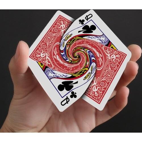 Vortex by Dan Harlan Playing Card Magic Tricks Please Deck Props Toy Easy To Do Magician Pops