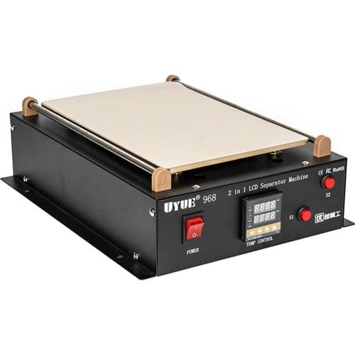 UYUE 968 LCD Separator Screen 14 inches Build-in Air Dual Pump Vacuum Pump Repair For IPad/Samsung Tablet Repair Machine Kit