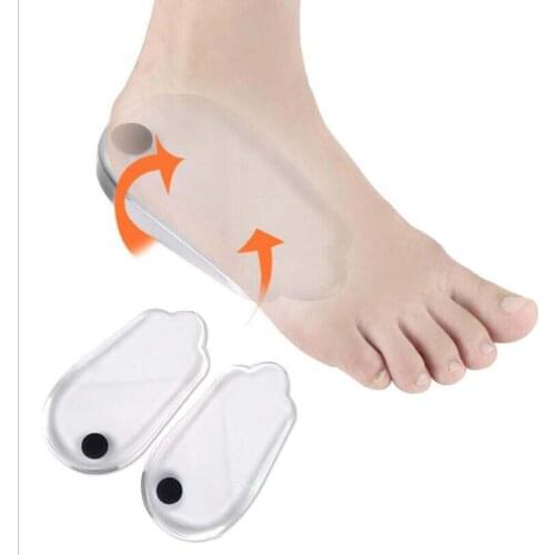 1 Pair Heel Pad Correction O-Shaped Legs X-Shaped Legs Inside Outside Unisex Breathable Soft Magnet Insoles Heightening Pads