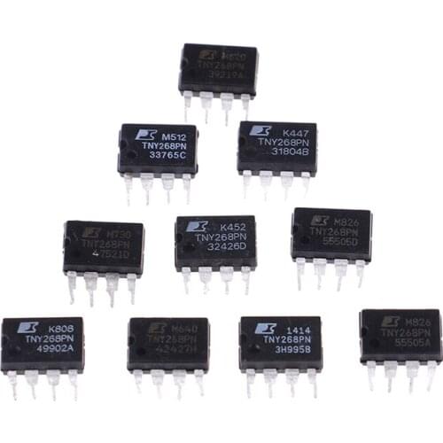 10 Pcs/lot Tny268pn Dip7 Tny268 Dip Tny268p Dip-7 Chip Instrument Parts & Accessoires Wholesale Black