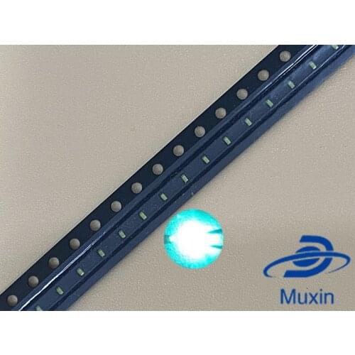 50PCS 1005 0402 Ice Blue 0.01W Super Ultra Bright SMD LED Indication smd 0402 led clear blue 0402 diodes