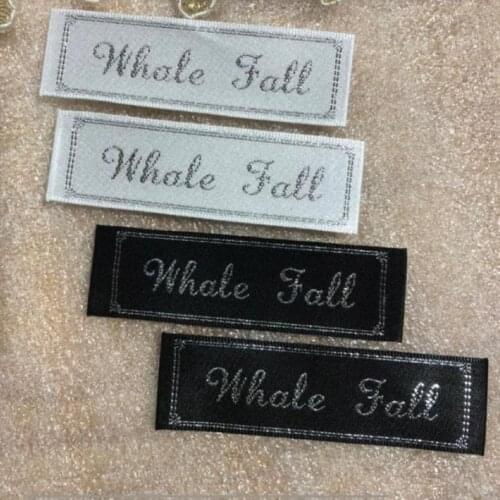 Customized garment clothing tags /Woven Labels/ custom clothing labels/main labels/ satin label / woven edge labels