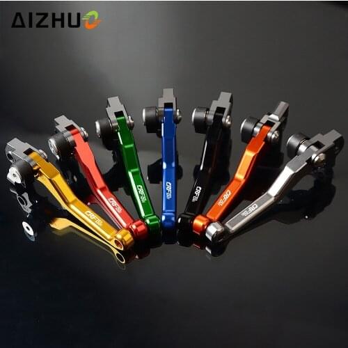CNC Aluminum Motorcycle Motocross dirt bike Pivot Brake Clutch Levers for honda CRF250M CRF 250M CRF 250 M 2012 2013 2014 2015