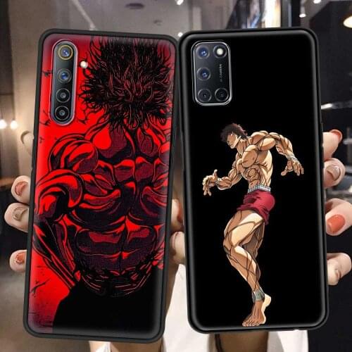 Phone case For Redmi Note 9s 7 8t 9 8 10 9a 9c 9t K40 Pro coque Bumper tpu soft material Baki the Grappler Original anime