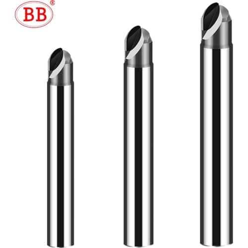 BB PCD Diamond Ball Nose Milling Cutter Carbon Fiber Fiberglass Bakelite Machining Tool New Material CNC Carbide
