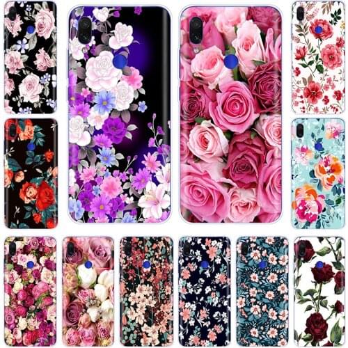 Case for Xiaomi Mi Play Cover Silicon cover for MiPlay Pattern Vintage Flowers Coque Bag on Xiaomi Mi Play Phone Cases bumper