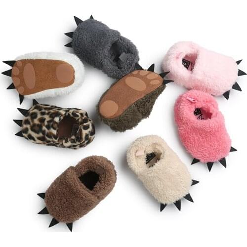 Monster Claw Baby Moccasins Shoes Baby Winter Cute Boots warm baby boots Baby Boots Newborn Infant Indoor New